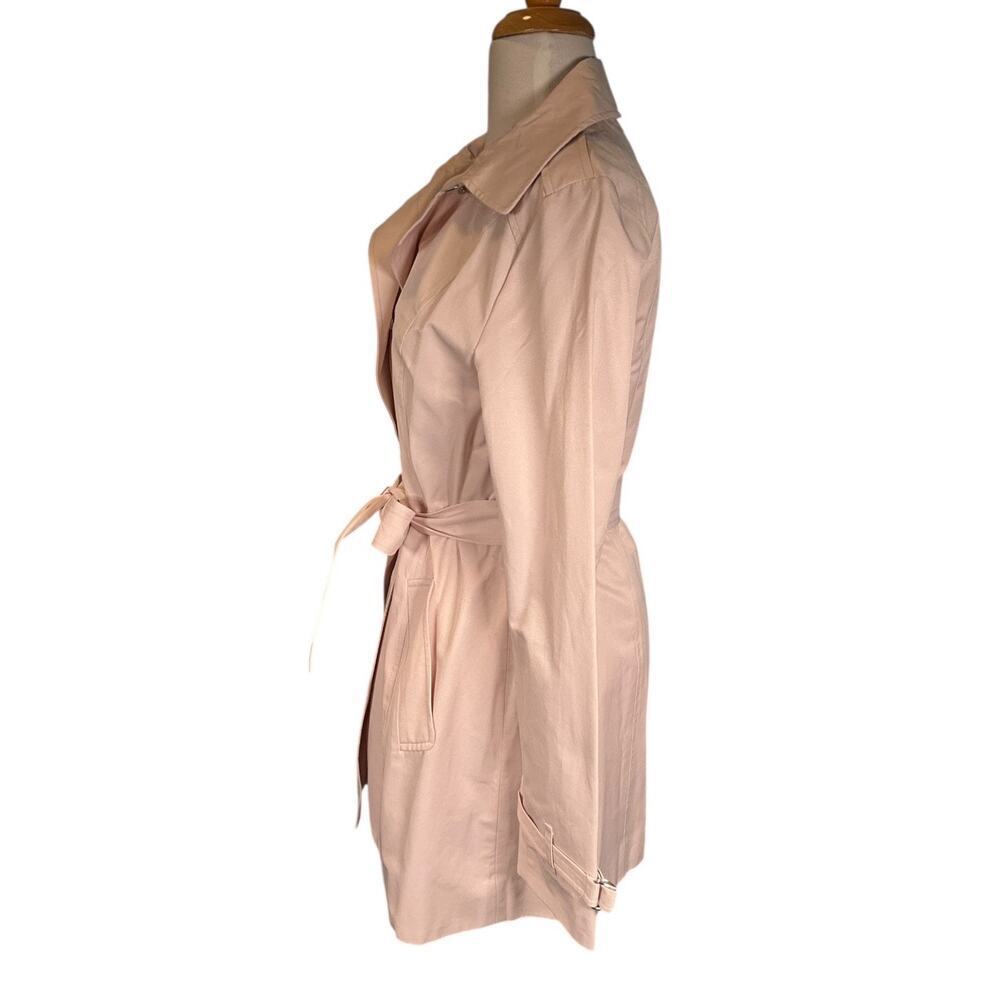 Express Light Blush Belted Trench Coat Size Small light weight New Without Tags - Picture 4 of 11